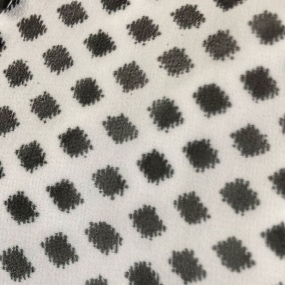 Pattered Keyhole Sz 4 Sleeveless BLK/ White Elastic Waist Fully Lined Mini Dress - Picture 3 of 10